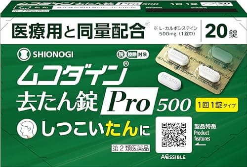 ムコダイン去たん錠Pro500